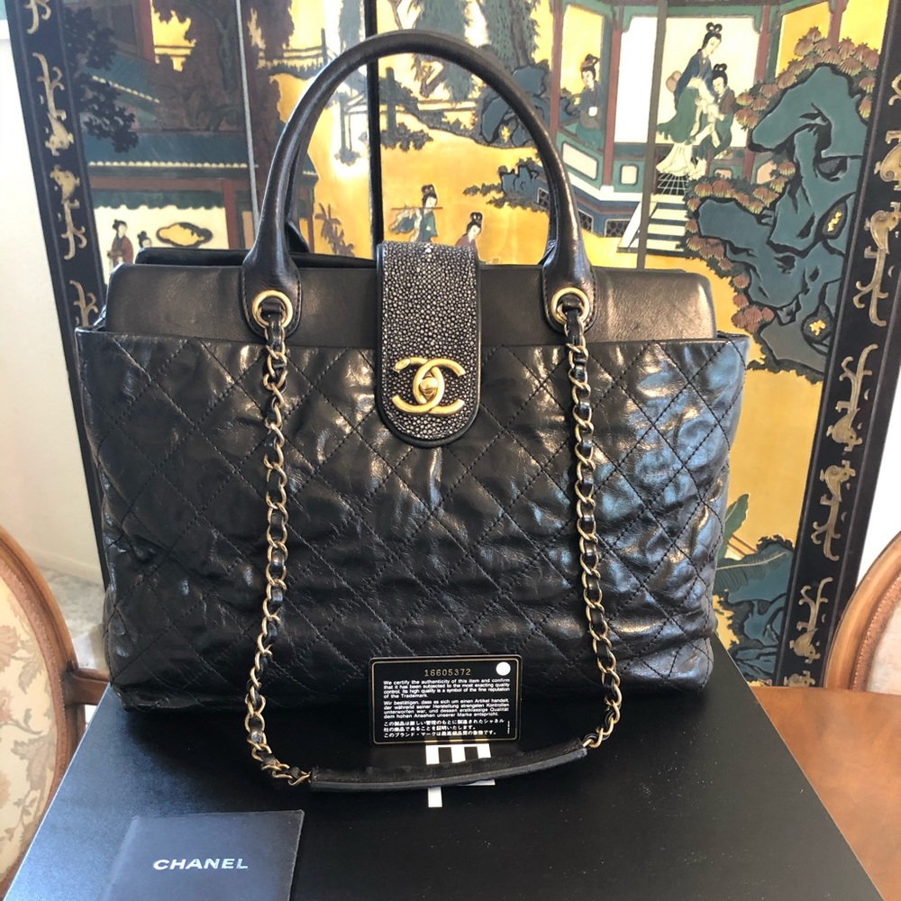 Authentic Chanel tote